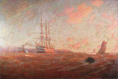 The Home Port, Falmouth, 1912 by William Ayerst Ingram